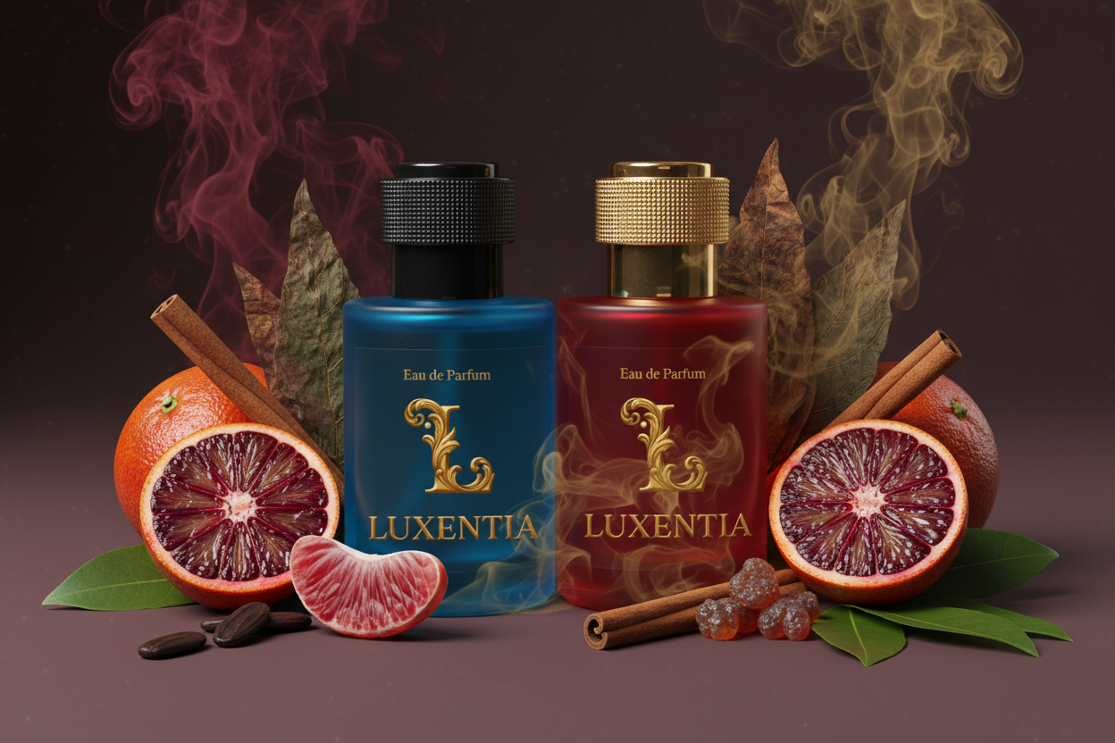 Luxentia Blue & Red 50ml Rich Smoky Oriental Premium Ad