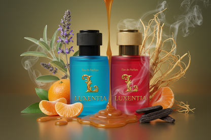 Luxentia Blue & Red 50ml Smoky Gourmand Premium Ad