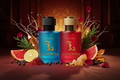 Luxentia Blue & Red 50ml Spicy Aromatic Premium Ad