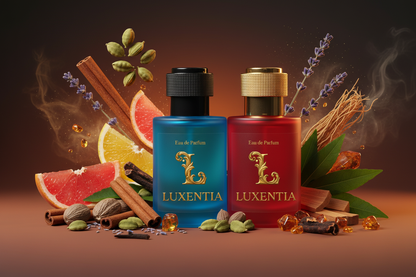 Luxentia Blue & Red 50ml Spicy Aromatic Premium Ad