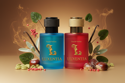 Luxentia Blue & Red 50ml Spicy Gourmand Premium Ad