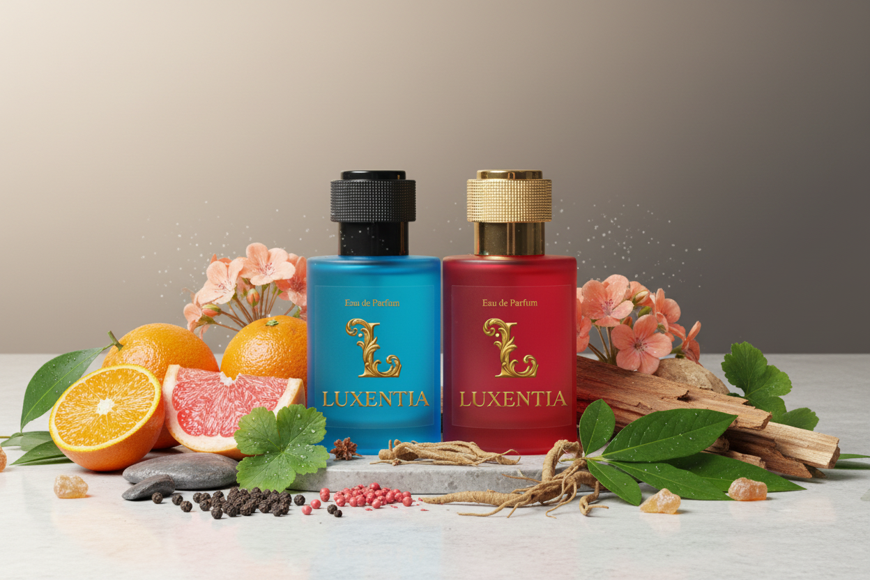 Luxentia Blue & Red 50ml Spicy Mineral Woody Premium Ad