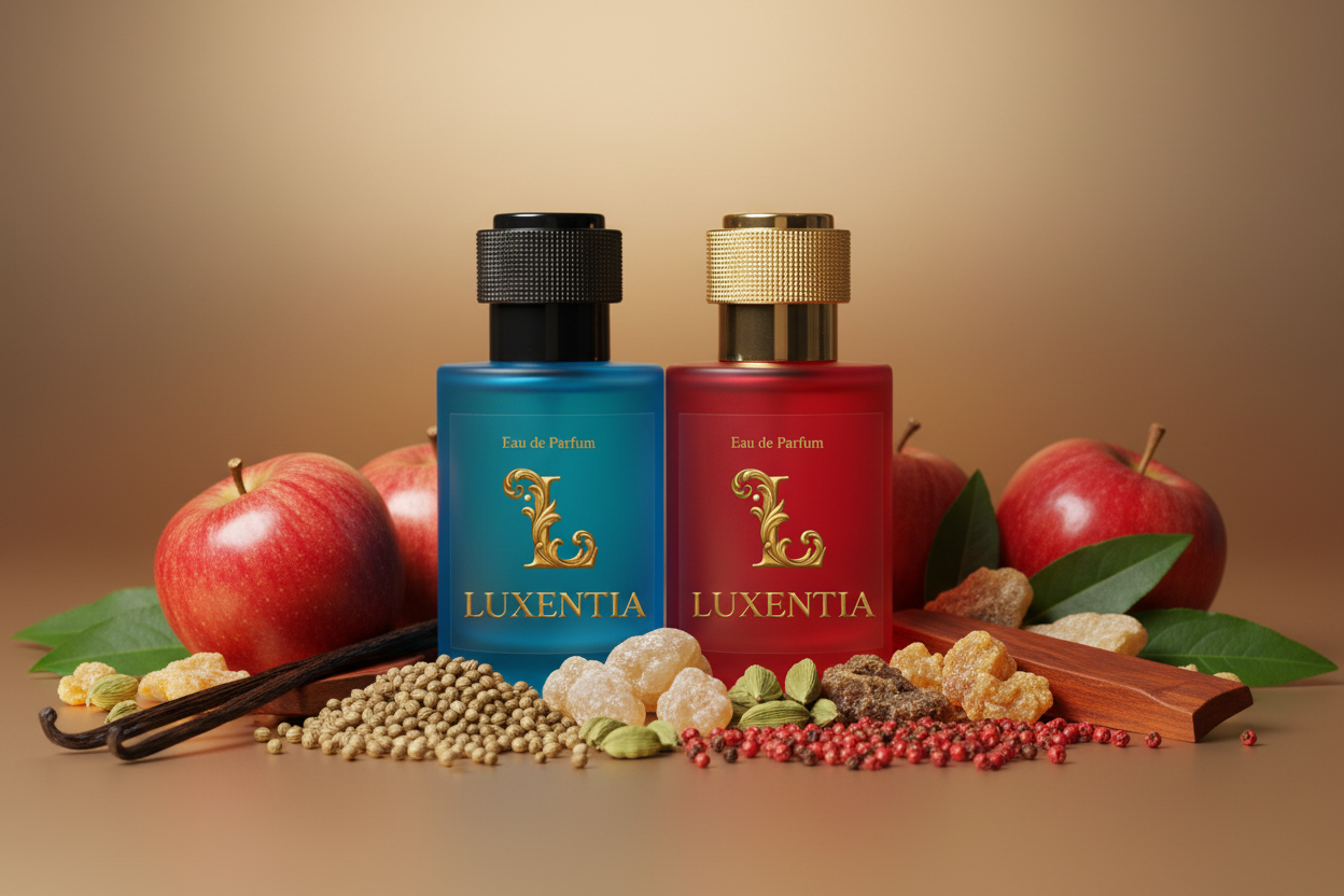 Luxentia Blue & Red 50ml Spicy Resinous Woody Premium Ad