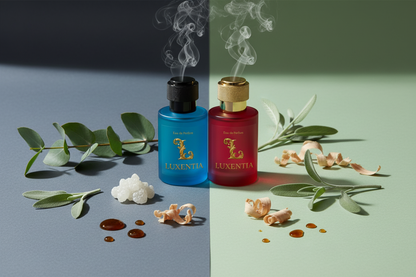 Luxentia Eucalyptus Frankincense Clary Sage Chinese Cedar Benzoin Male Duo