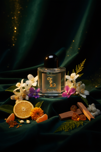 Luxentia Floral Citrus Noir Portrait