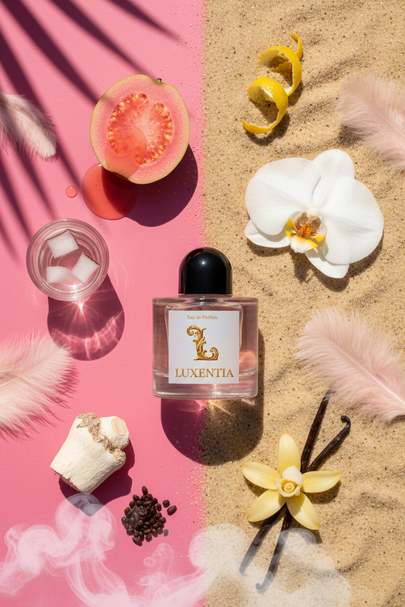 Luxentia Guava Coconut Orchid Orris Pink Musk Vanilla Cloud Single 50ml