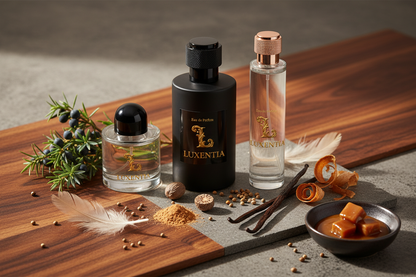 Luxentia Juniper Nutmeg Coriander Caramel Amberwood 100ml