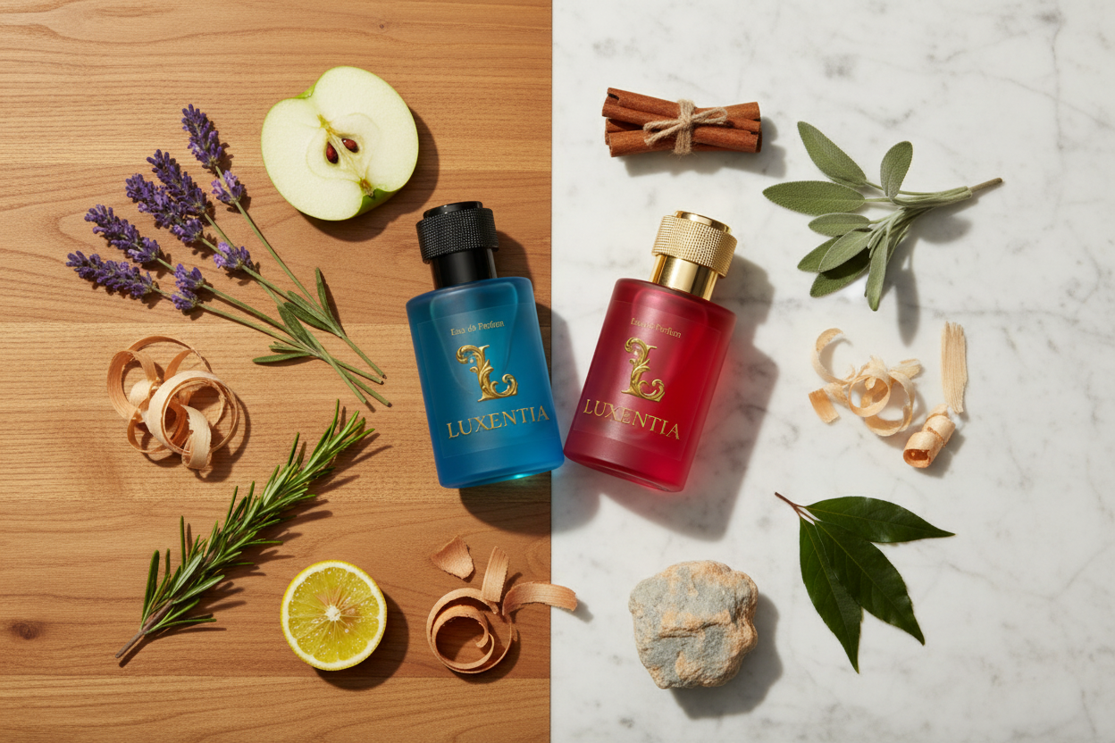 Luxentia Lavender Apple Rosemary Ambergris Male Duo
