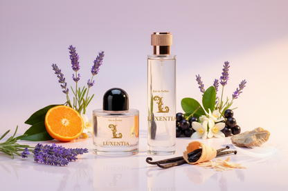 Luxentia Lavender Mandarin Black Currant Orange Blossom Jasmine Madagascar Vanilla Ambergris Female Duo