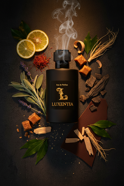Luxentia Lavender Saffron Praline Oud Leather Vetiver Male Single