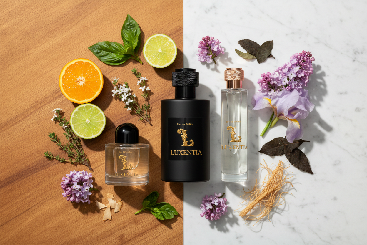 Luxentia Mandarin Basil Iris Amberwood 100ml