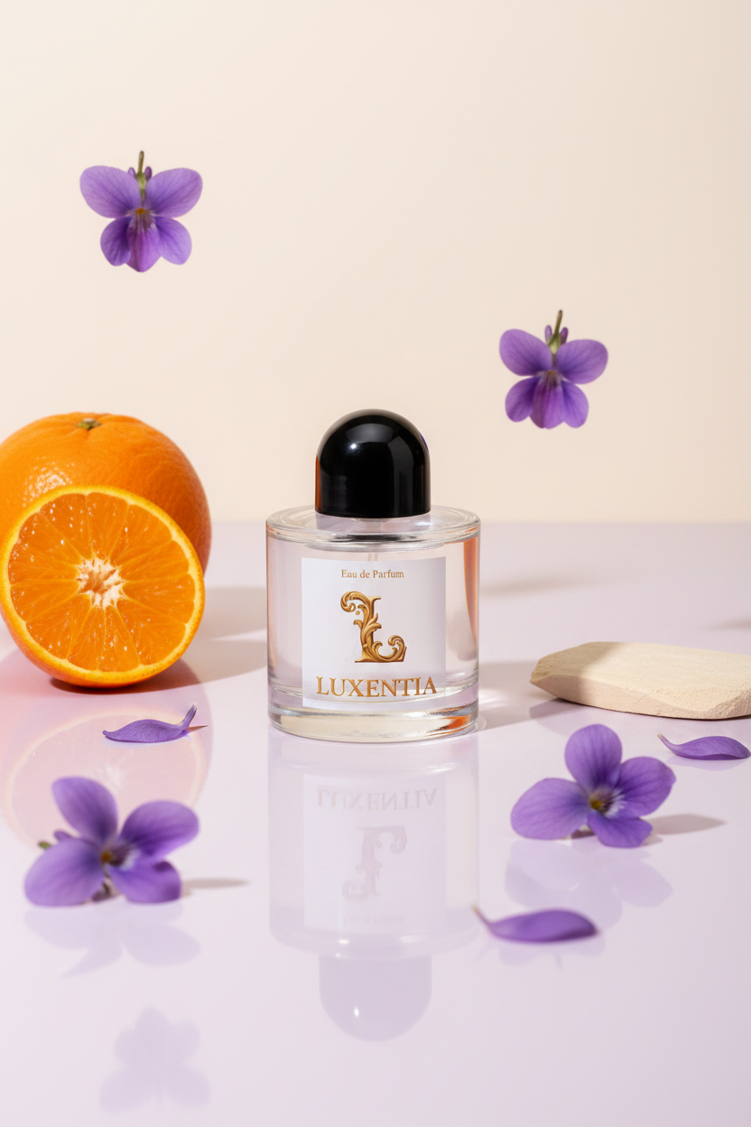 Luxentia Mandarin Madagascar Egyptian Violet Australian Sandalwood Single 50ml