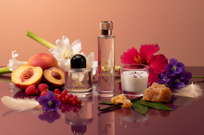 Luxentia Peach Plum Tuberose Hibiscus Coconut Vanilla Female Duo