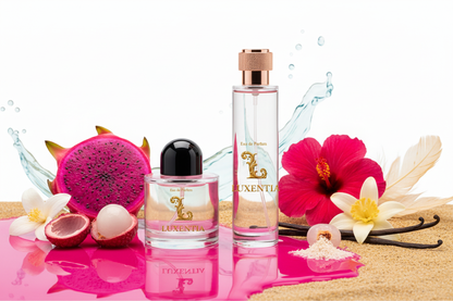 Luxentia Pink Dragonfruit Lychee Brazilian Jasmine Hibiscus Sun Musk Female Duo