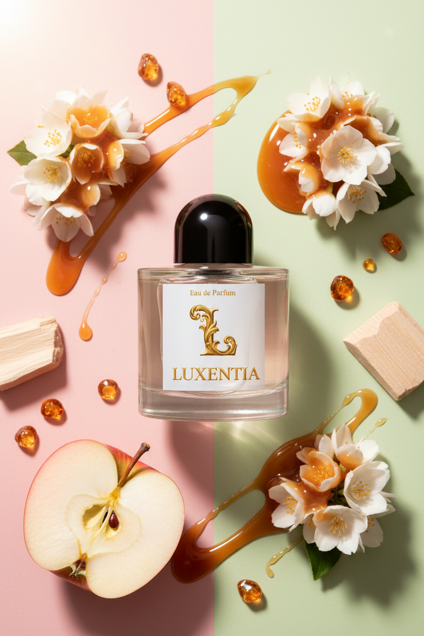 Luxentia Pink Lady Apple Caramel Jasmine Amber Crystals Sandalwood Single 50ml