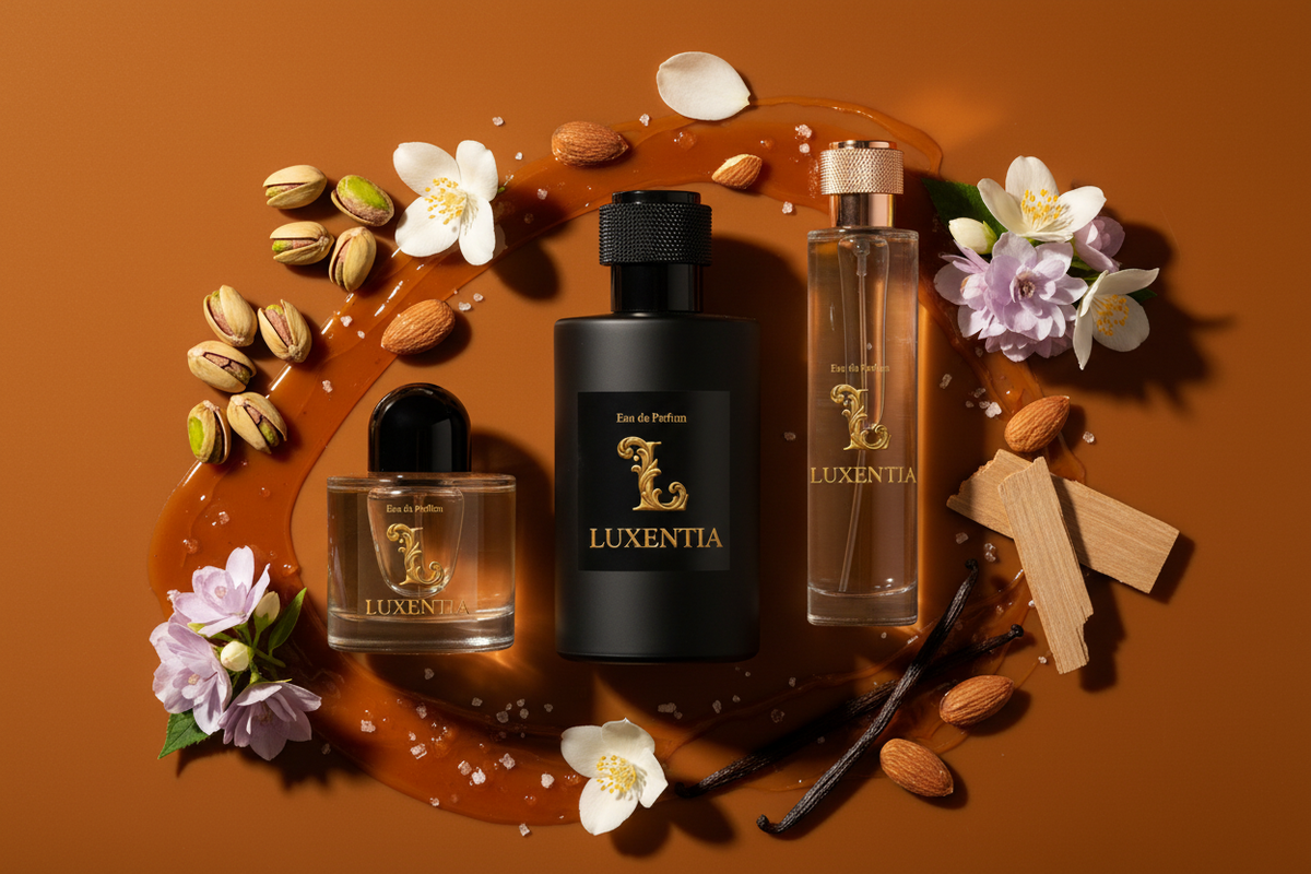 Luxentia Pistachio Almond Heliotrope Salted Caramel Vanilla 100ml