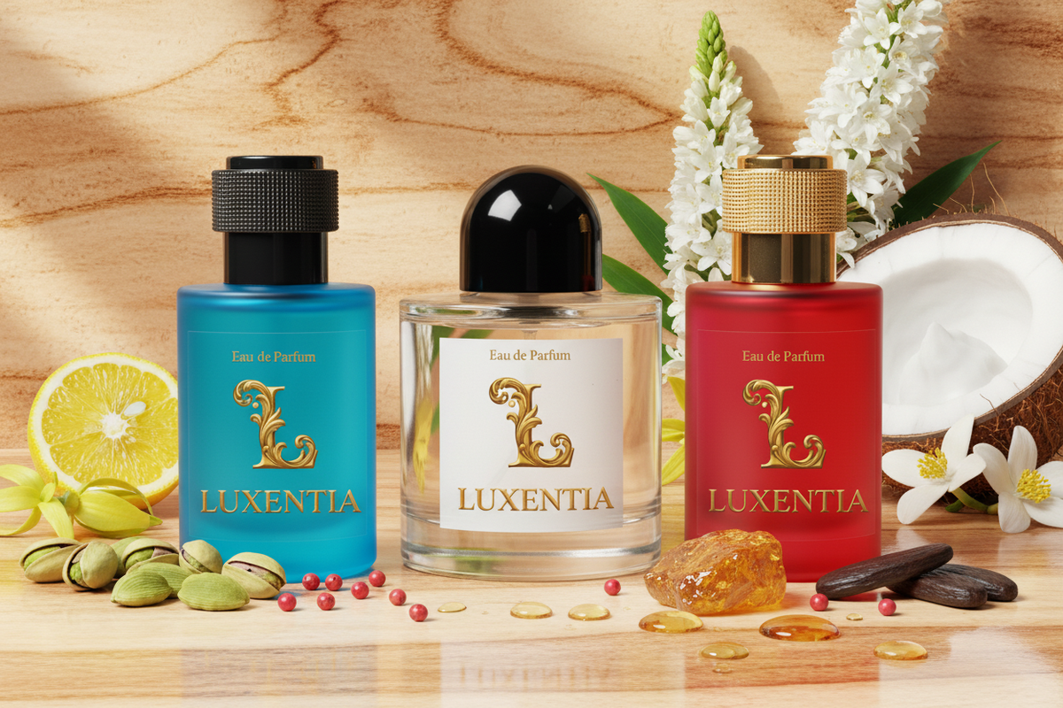 Luxentia Pistachio Cardamom Ylang Jasmine Tuberose Coco de Mer 50ml
