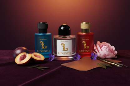 Luxentia Plum Leather All Bottles