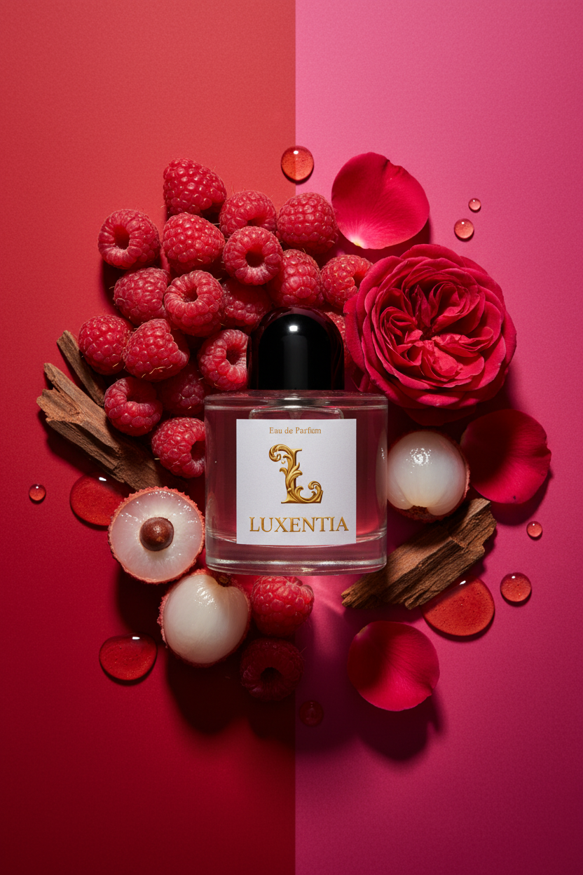 Luxentia Raspberry Lychee Damask Rose Akigalawood Benzoin Single 50ml