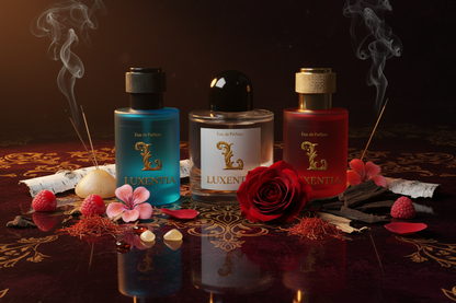 Luxentia Raspberry Rose Saffron Oud Incense 50ml