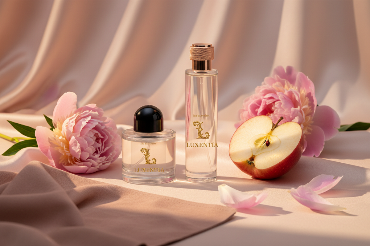 Luxentia Red Apple Peony Suede Female Duo