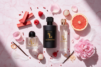 Luxentia Rhubarb Raspberry Lychee Rose Peony 100ml