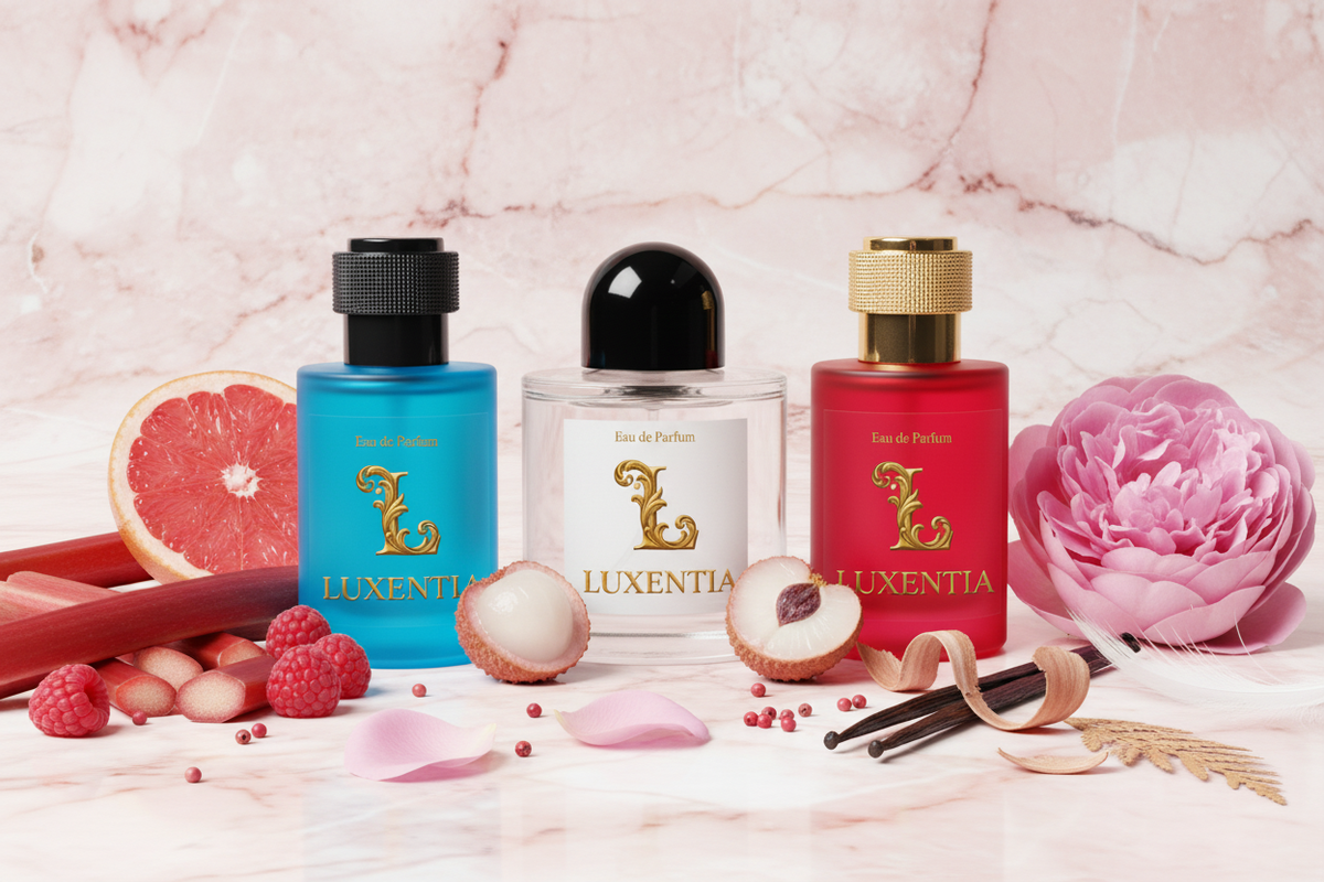 Luxentia Rhubarb Raspberry Lychee Rose Peony 50ml