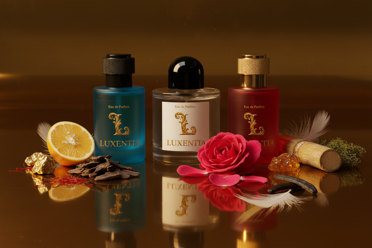 Luxentia Saffron Bulgarian Rose Oud Sugar Amber 50ml