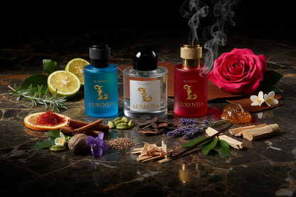 Luxentia Saffron Rose Oud Leather Spice Market Epic 50ml