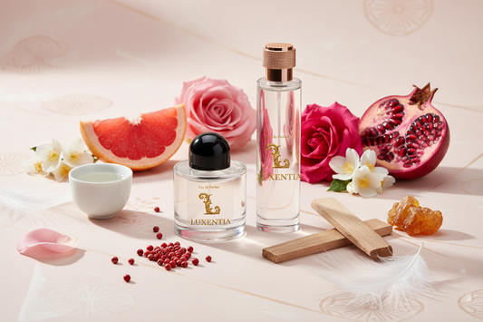 Luxentia Sake Rose Jasmine Pomegranate Amber Female Duo