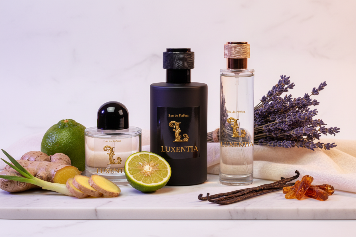 Luxentia Three 100ml Bottles Aromatic Vanilla Unisex Premium Ad