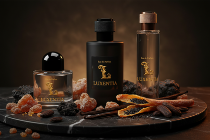 Luxentia Three 100ml Bottles Balsamic Oriental Unisex Premium Ad
