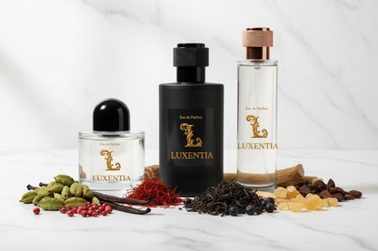 Luxentia Three 100ml Bottles Exotic Spicy Woody Unisex Premium Ad
