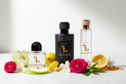 Luxentia Three 100ml Bottles Fresh Floral Oriental Unisex Premium Ad
