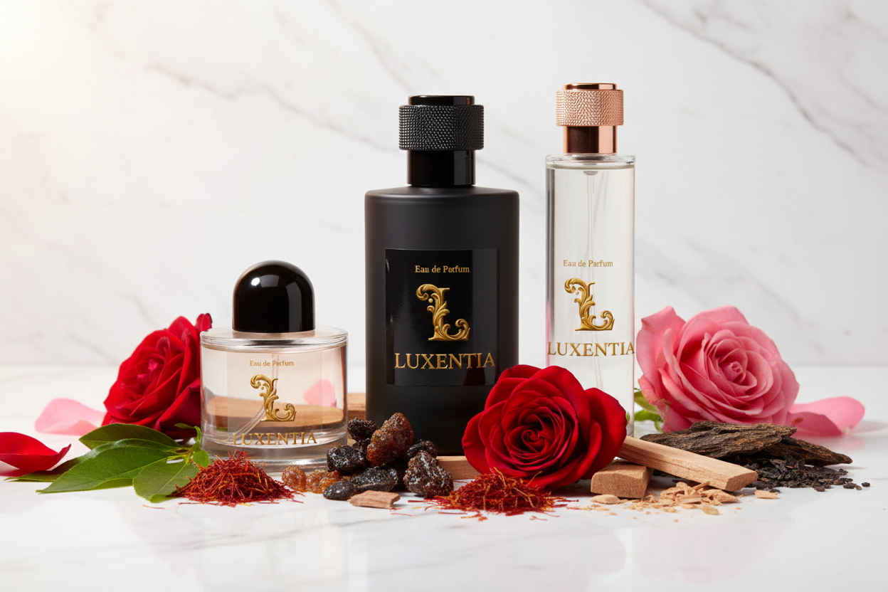 Luxentia Three 100ml Bottles Oud Premium Ad