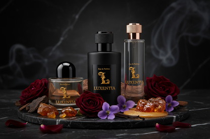 Luxentia Three 100ml Bottles Rare Oud Rose Oriental Unisex Premium Ad