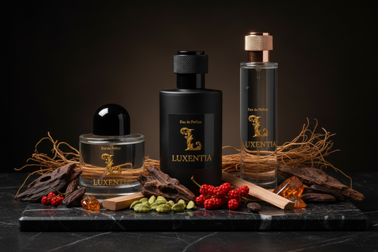 Luxentia Three 100ml Bottles Rich Spiced Woody Oriental Unisex Premium Ad