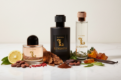Luxentia Three 100ml Bottles Spicy Gourmand Unisex Premium Ad