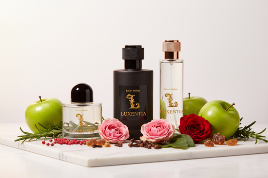 Luxentia Three 100ml Bottles Spicy Rose Woody Unisex Premium Ad
