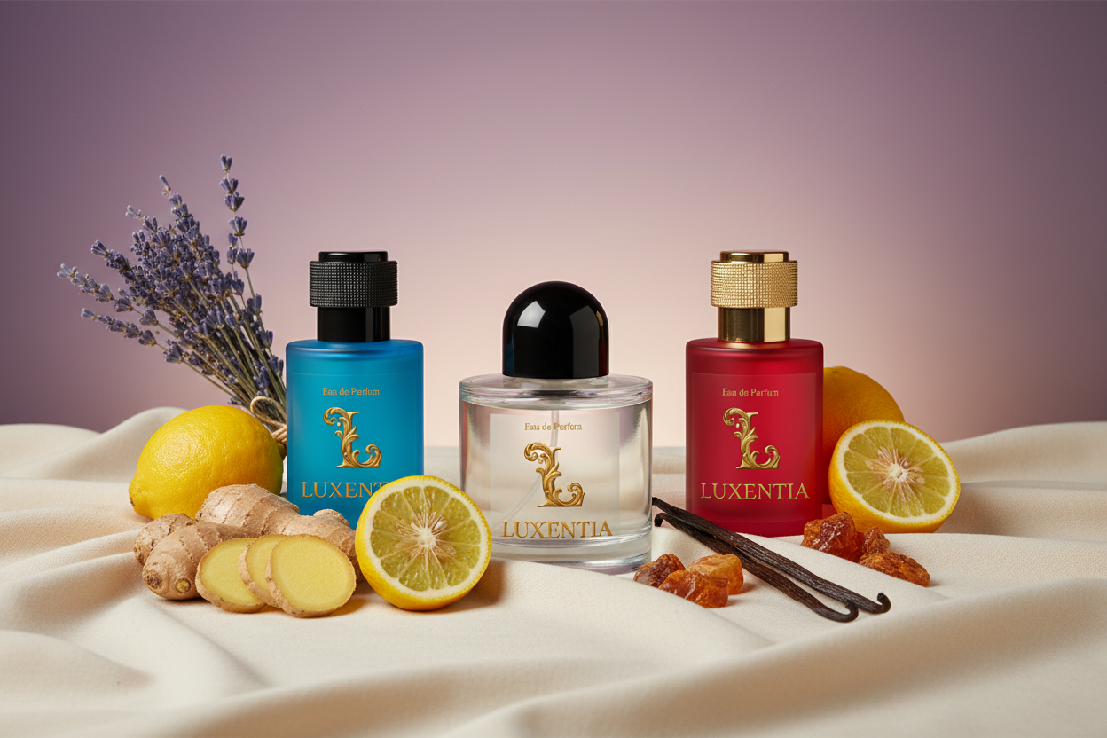 Luxentia Three 50ml Bottles Aromatic Vanilla Unisex Premium Ad