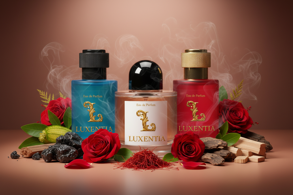 Luxentia Three 50ml Bottles Oud Premium Ad