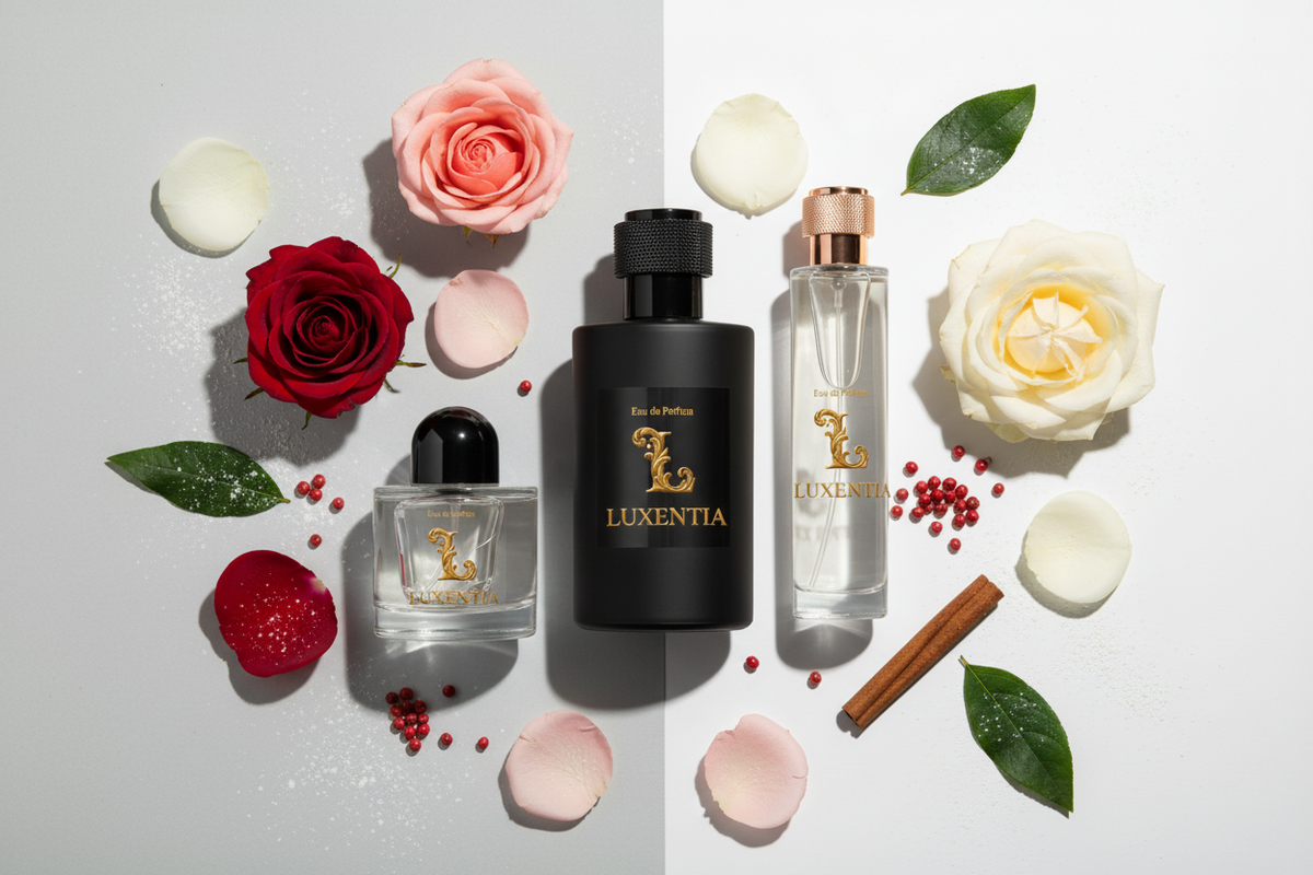 Luxentia Three Rose Varieties Spice Patchouli 100ml Retry