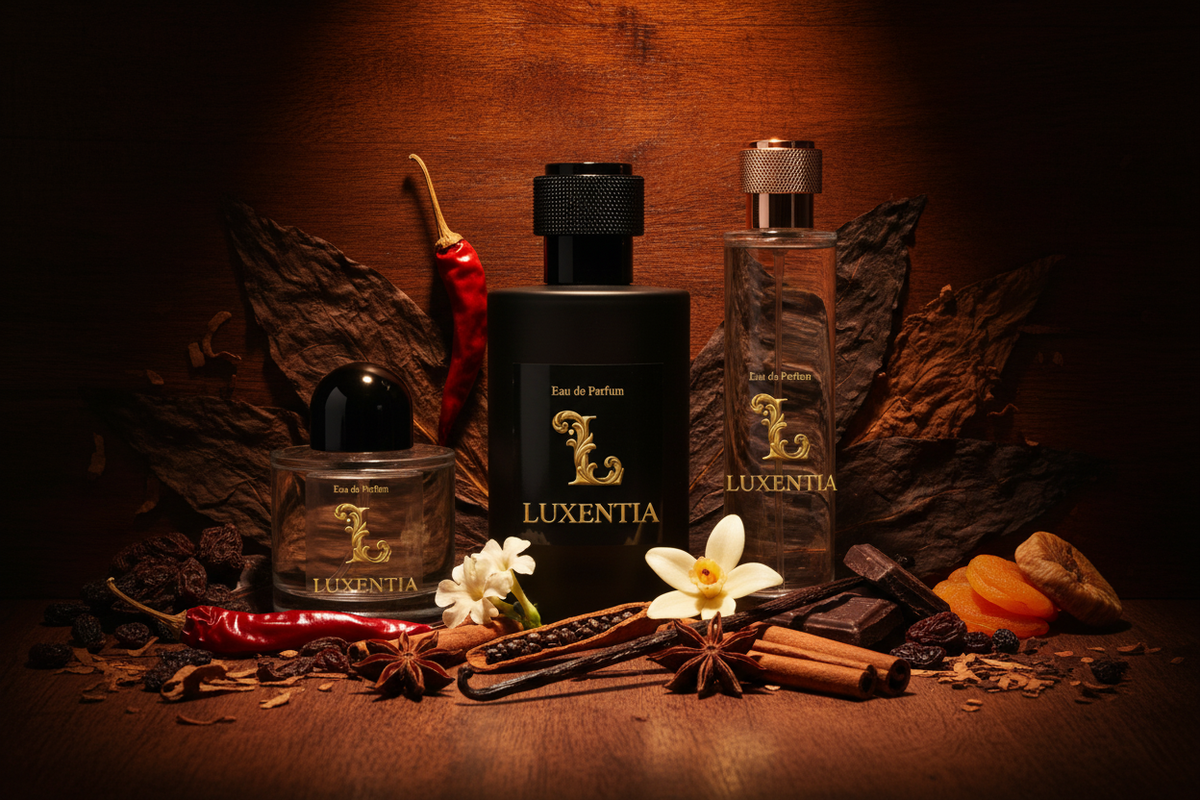 Luxentia Tobacco Leaf Cacao Vanilla Tonka Dried Fruits 100ml