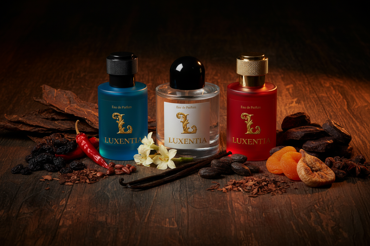 Luxentia Tobacco Leaf Cacao Vanilla Tonka Dried Fruits 50ml